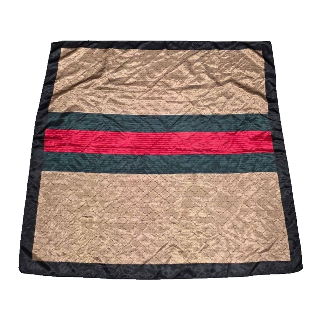 Scarf Rare TRADITIONAL GG COLORS SILK WOMEN A009261